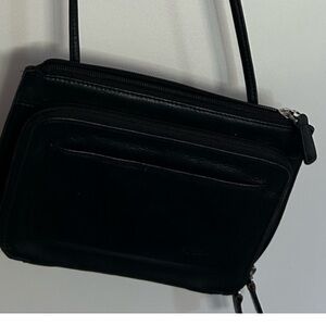 Fossil Elegant Black Crossbody Bag Beautiful Like New Clean!!